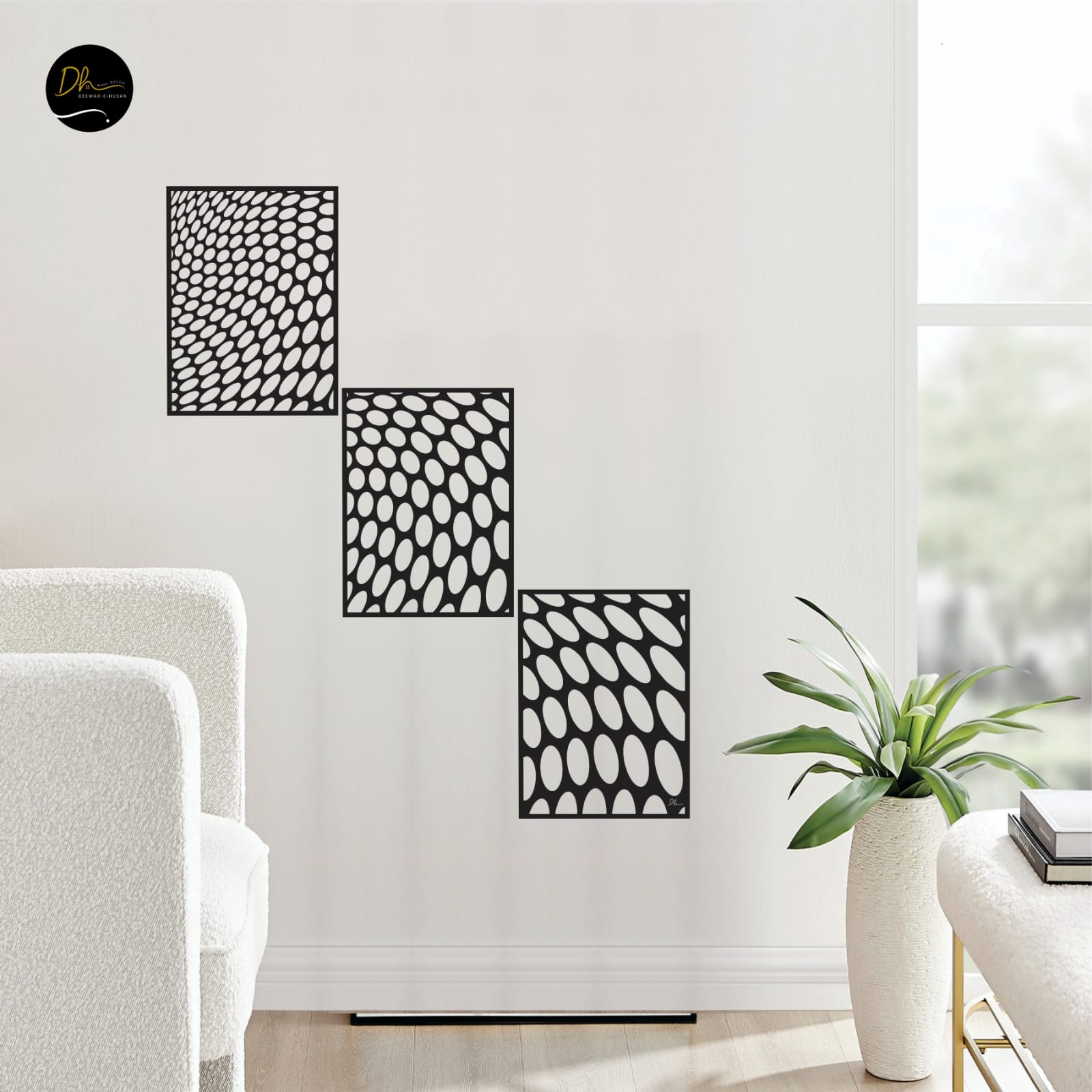 Set of 3 – Wavico Panels by Deewar-e-Husan
